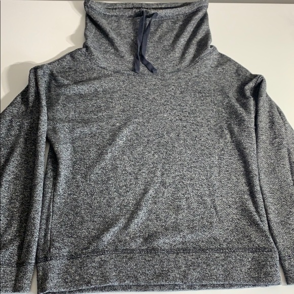 Old Navy women’s cowl neck charcoal grey pullover Sweatshirt small casual top - Picture 5 of 5